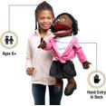 thumbnail image 4 of 25" Barbara, Black Mom / Teacher, Full Body, Ventriloquist Style Puppet, 4 of 5