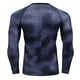 thumbnail image 1 of Qarigey Body para hombre Punky, corsé ventilado y cómodo, medias de algodón de manga larga para correr, escalada, leotardo elástico Whippy Camisetas Escama de serpiente, escala furtiva> XL XL Qarigey AP013529-14, 1 of 6