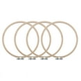 thumbnail image 2 of 8 Pieces Inch Wooden Round Embroidery Hoops Adjustable Bamboo Circle Hoop Ring Bulk Wholesale for Art Craft Handy Sewing, 2 of 6