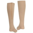 thumbnail image 4 of Bas de Soutien, 2 Pcs Chaussettes de Compression Zippées Chaussettes de Compression Élastiques Fiabilité Exceptionnelle, 4 of 8