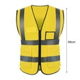 thumbnail image 2 of Vest Reflective Breathable Cloth Safety Protective Vest One Size Fits Most for Outdoor, 2 of 7