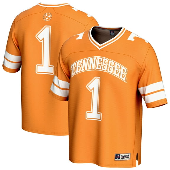 Unisex GameDay Greats #1 Tennessee Orange Tennessee Volunteers Lightweight Collegiate Football Fashion Jersey