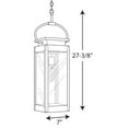 thumbnail image 5 of P550018-135-Progress Lighting-Union Square - Outdoor Light - 1 Light in Farmhouse style - 7 Inches wide by 27.38 Inches high, 5 of 5