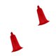 thumbnail image 1 of Capa con capucha Bewildely de terciopelo larga Disfraz de Halloween 170 cm Rojo 2piezas, 1 of 1