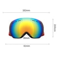 thumbnail image 3 of Gafas de esquí Lente magnética Lente intercambiable 100% Protección UV400 Gafas de nieve Sincero Hogar, 3 of 3