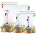 thumbnail image 1 of 12pz Bolsa Reutilizable Ecológica Plegable Compras Super, 1 of 8