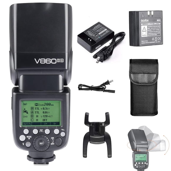 Kit de flash Speedlite GODOX V860II-S HSS 1/8000s GN60