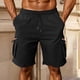 thumbnail image 1 of Ceisia Men's Slim Functional-style Quick-dry Gift Casual Shorts Breathable Contrast Zipper Cargo Pockets Multi-Color, 1 of 6