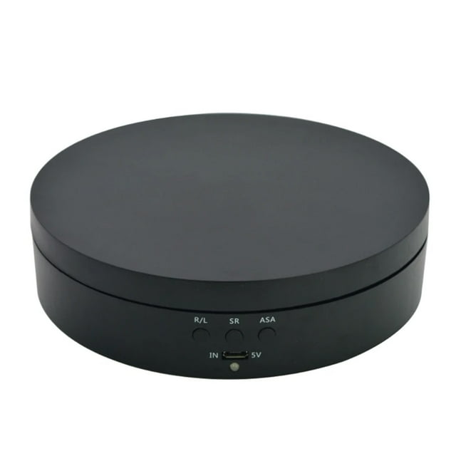 3 Speeds Electric Rotating Display Stand Mirror 360 Degree Turntable Jewelry Holder For Photography Video Props ,Excellent Structural Design