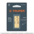 thumbnail image 2 of Cople De Latón Cuerda 1/4 Npt Macho Truper Truper COPLE-MA-1/4, 2 of 3
