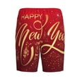 thumbnail image 7 of Daiia Happy New Year2 Mens Woven Stretch Pajama Short,Short Pajama Pants-XX-Large, 7 of 7