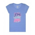 thumbnail image 5 of Sleep On It Girls Blossoming Dreams 2-Piece Capri Legging Pajama Sleep Set - Blue, L(14/16), 5 of 5