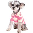 thumbnail image 3 of CSChome Pet Vest Contrast Color Striped Dog T-Shirt Soft Breathable Summer Doggy Clothes, 3 of 7