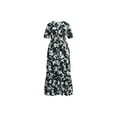 thumbnail image 4 of Time and Tru Women's Crinkle Maxi Dress with Short Sleeves, Sizes XS-XXXL, 4 of 4
