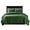 Green, variant on Gracie Mills Gayle 3-Piece Casual Geometric Velvet Quilt Set - GRACE-11837