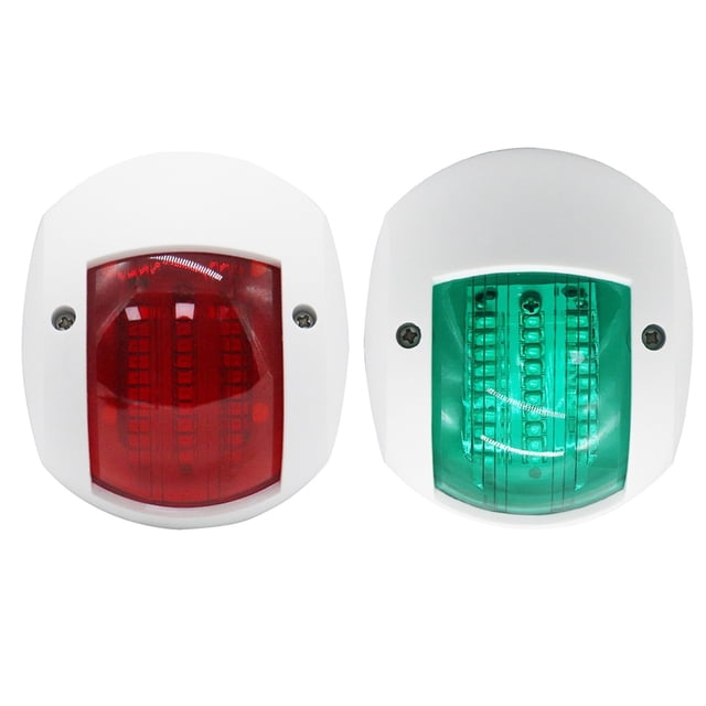 LED Navigation Light Signal Warning Lamp Marine Navigation Hemispheric Bow Lights for Pontoon Skiff Power Boat ,High Bright