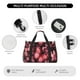 thumbnail image 4 of Fotbe pink butterfly Bolsa de Viaje con Estampado, Bolsa de Fin de Semana para Mujer con Compartimento para Zapatos, Bolsa de Gimnasio con Bolsillo Húmedo, 4 of 7