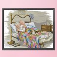 thumbnail image 3 of Impresión de bordado parcial DIY 3 hilos estampado punto de cruz 11CT Kit de vida para ancianos Tmvgtek decoración de arte en el hogar, 3 of 9
