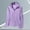 Purple, variant on Women's Sun Protection Shirts Summer High Elasticity Anti Ultraviolet Breathable UPF 50+ Thin Hooded Jackets Lightweight Coat Air Conditioning Shirts Hooded Sunscreen Protector