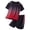 Red, variant on Gubotare Little Boy Gymnastics Outfit Boys Active Shorts Set 2 Piece Athletic Quick Dry Graphic Tees Tank Tops and Basketball Shorts for Boys Size 6-7 (Green,6-7 Years)