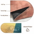 thumbnail image 6 of 6'x9' Area Rugs, Boho Indoor Outdoor Area Rug for Living Room Bedroom, Modern Abstract Gold Teal Geometric Art Washable Bathroom Rugs Kitchen Floor Carpet Mats Home Decor Aesthetic, 6 of 8