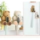 thumbnail image 2 of Cartoon Bear Silicone Toothbrush Holder Wall Mounted Suction Cup Organizer Hook Bathroom Holder Accessories, 2 of 4