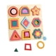 thumbnail image 1 of Rompecabezas de Formas de Madera, Juguetes para Niños, Desarrollo Educativo, Juguetes Sensoriales únicos para Jardín de Infantes para Niños Y Niñas, R Estilo B, 1 of 7