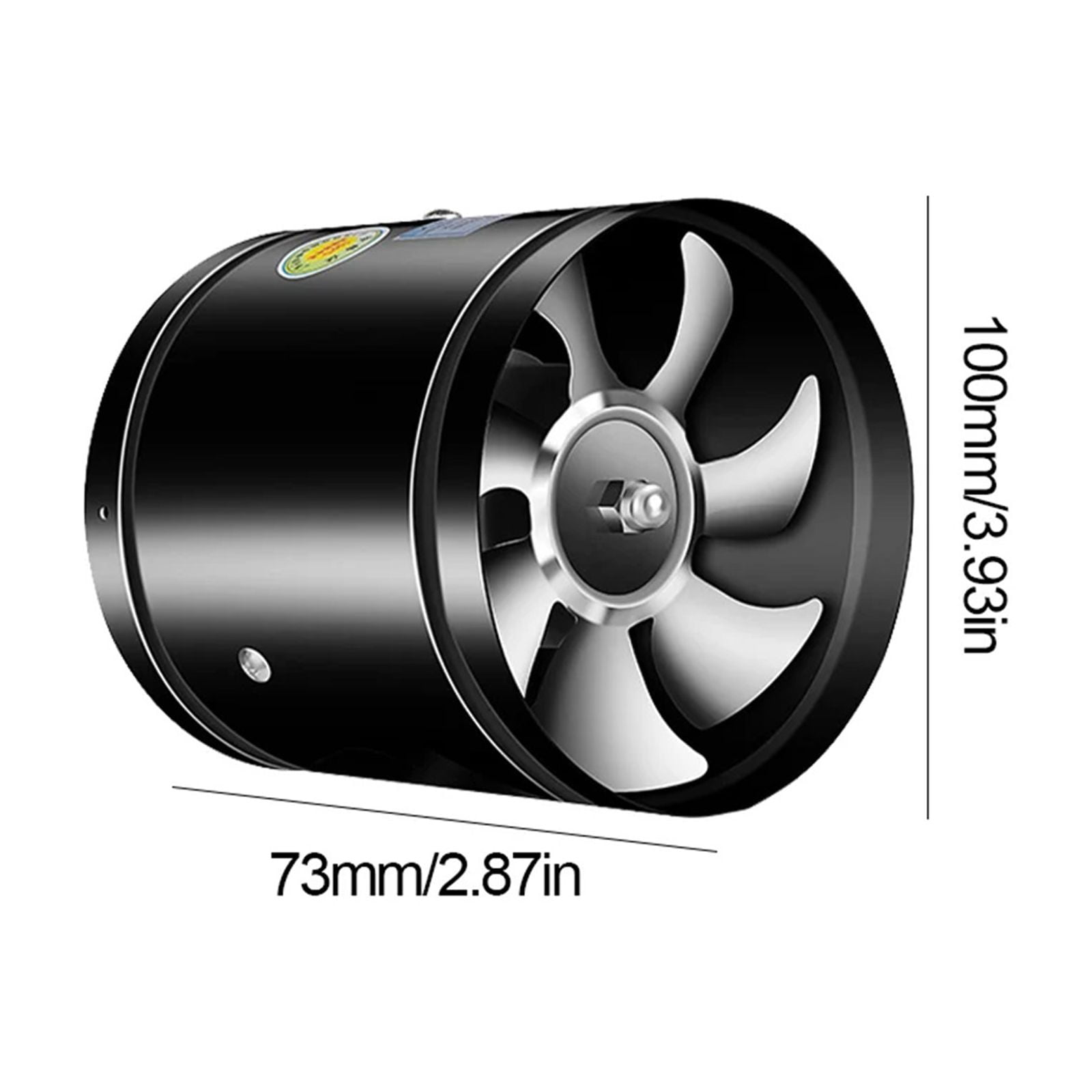 Pipe Ventilation Fan 4 6 8 Inch Pipe Air Ventilator Low Noise Mini Extractor Kitchen Air Ventilator For Kitchen Washroom Canteen ,Energy-Efficient