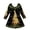 Black, variant on Girls' Long Sleeved Dresses Comfortable Christmas T-Shirt Dress Xmas Dress Up Outfits (Black)