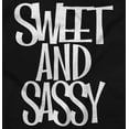 thumbnail image 2 of Sweet and Sassy Funny Cute Attitude Youth T Shirt Tee Girls Infant Toddler Brisco Brands 12M, 2 of 5