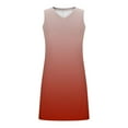 thumbnail image 7 of Summer Dresses for Women Women's Summer Sexy Fashion Printing Sleeveless V-Neck Dress Red 3Xl, 7 of 7