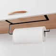 thumbnail image 3 of Eease Over the Drawer Paper Towel Holder Toilet Roll Paper Holder Tissue Paper Holder Towel Rack for Kitchen Toilet Bathroom Black, 3 of 10