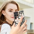 thumbnail image 4 of TECH CIRCLE For Galaxy S20 Case,360 Rotatable Flower Pattern Shiny Ring Holder Kickstand Soft TPU Girls Women Case Shockproof Protective Phone Case for Samsung Galaxy S20 5G 6.2" 2020,White, 4 of 4