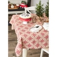 thumbnail image 4 of Design Imports CAMZ13411 Nappe Ronde Scandinave Imprimée Flocons de Neige 70 Po., 4 of 4