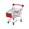 thumbnail image 1 of Mini Chariots de Courses Jouet Chariot de Courses Rangement Jouets, 1 of 6