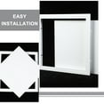 thumbnail image 4 of Ceiling Vents Plumbing Access Panel for Drywall Grille Air Outlet Water Tubing White Aluminum Alloy, 4 of 6