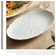 thumbnail image 4 of MasteelfCA Serving Platter Dish Fish Steamed Plate Ceramic Food Plate Fish Steaming Dish Ceramic Dinner Plate, 4 of 6