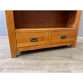 thumbnail image 4 of Crafters and Weavers Arts and Crafts Wood Open Shelf Bookcase in Cherry, 4 of 5