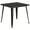 Black-Antique Gold, variant on Flash Furniture Toby Commercial Grade 31.75" Square Black Metal Indoor-Outdoor Table