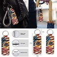thumbnail image 7 of Uorisanigo 10 Pack American Flag Sunflower Car Seat Cover with Soft Elastic Steering Wheel Cover Auto Water Cup Coaster and Cars Seat Belt Cover Chapstick Holder Universal Fit Most Car SUV, 7 of 7