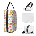 thumbnail image 5 of Uemuo Afternoon Tea Pattern Portable Toiletry Bags with Handle, Waterproof travel Make up Bags for Women, Large Capacity Travel Cosmetic Bags, 5 of 9