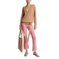 thumbnail image 3 of Michael Kors GERANIUM Women's Sequin Embroidered Cropped Bootcut Pants, US 10, 3 of 3