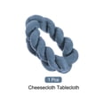 thumbnail image 3 of Uxcell 10Ft Cheesecloth Table Runner 35 x 118 Inch Rustic Gauze Tablecloth, Dusty Blue, 3 of 7