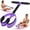 Purple, variant on UNLLLL Pedal Resistance Band with Handles, 6 Tube Elastic Workout Equipment, Multifunction Foot Pedal Exerciser, for Stretching Yoga Pilates Strength Training (Pink)