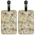 thumbnail image 1 of Dragonflies & Butterflies - Luggage ID Tags / Suitcase Identification Cards - Set of 2, 1 of 5