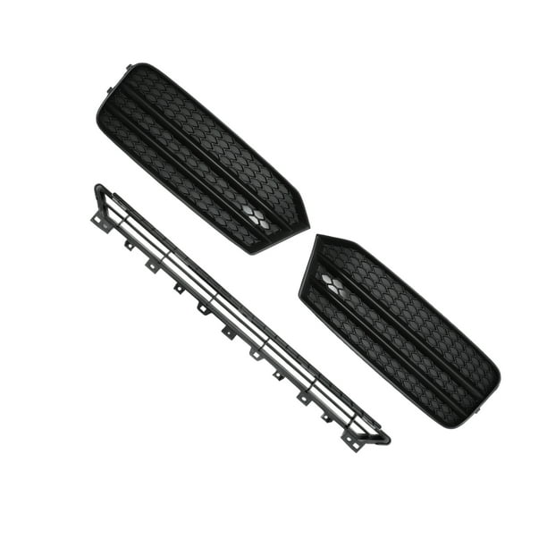 Rebajas Únicas No.8XA807681 Parrilla del Parachoques Frontal Inferior para Audi A1 2015-2018 Negro Frontal 1 Juego