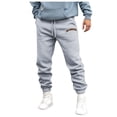 thumbnail image 1 of Zszcpp Work Pants Men Running Sports Basic Styly Long Print Letter Trendy Comfortable Lounge Trousers Casual Trouser, 1 of 4