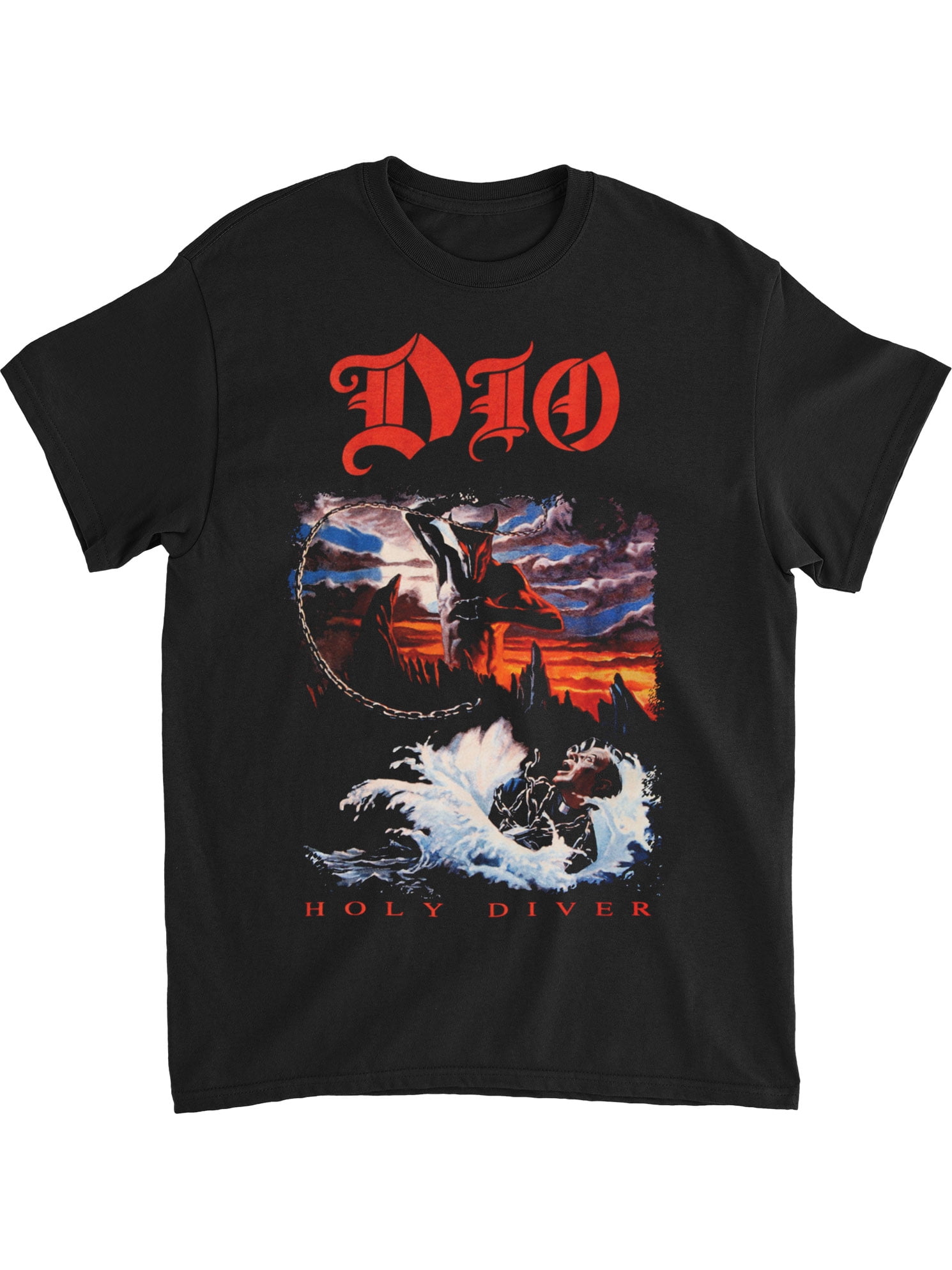 Dio - Dio Men&rsquo;s Holy Diver T-shirt Black - Walmart.com - Walmart.com