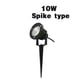 thumbnail image 3 of Lámpara LED para jardín al aire libre, 5 W, 10 W, con punta de lámpara, resistente al agua, CA 85-265 V, CC 12 V, foco para camino, luz blanca cálida y verde, 3 of 5