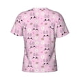 thumbnail image 6 of Vsdgher Rabbit Face Print Men's Dry Fit Mesh Athletic Shirts Moisture Wicking Tennis T-Shirt Tops, 6 of 9